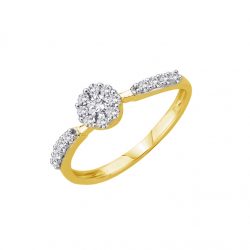 9ct Gold Dress Ring made with SWAROVSKI® Zirconia