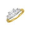 9ct Gold Dress Ring made with SWAROVSKI® Zirconia