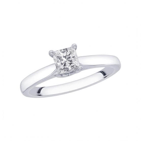 9ct White Gold Diamond Engagement Ring 9ct White Gold Diamond Engagement Ring