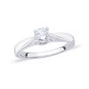 18ct White Gold Diamond Engagement Ring
