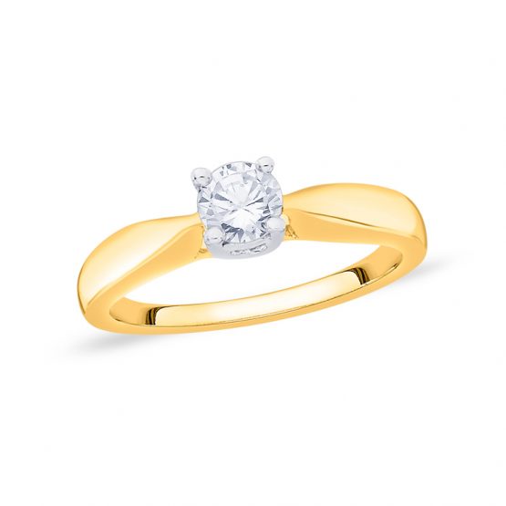 9ct Gold Diamond Engagement Ring 9ct Gold Diamond Engagement Ring