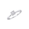9ct White Gold Diamond Engagement Ring