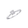 9ct white gold diamond engagement ring