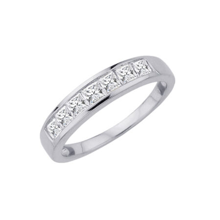 9ct White Gold Dress Ring made with SWAROVSKI® Zirconia