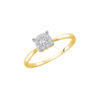 9ct Gold Diamond Engagement Ring