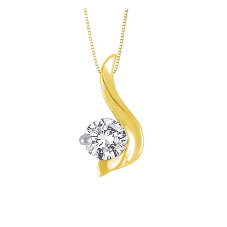 9CT GOLD PENDANT MADE WITH SWAROVSKI® ZIRCONIA