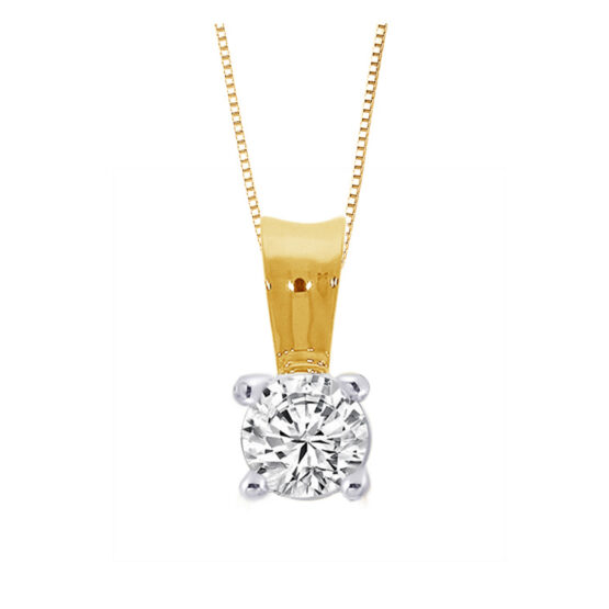 GS50Y 9ct Gold Pendant made with SWAROVSKI® Zirconia