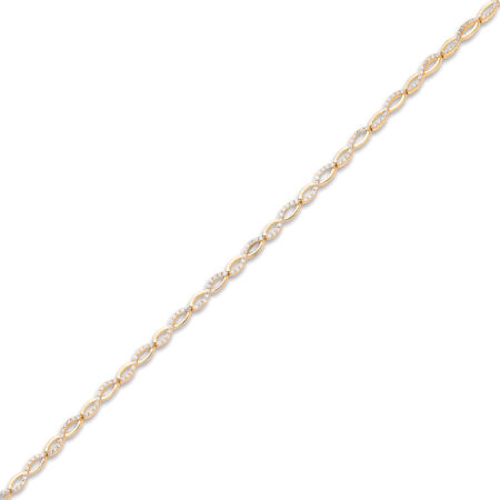 9ct Gold Infinity Bracelet