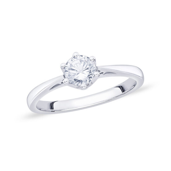 GSMP171-050 Platinum Diamond Engagement Ring (0.50ct)
