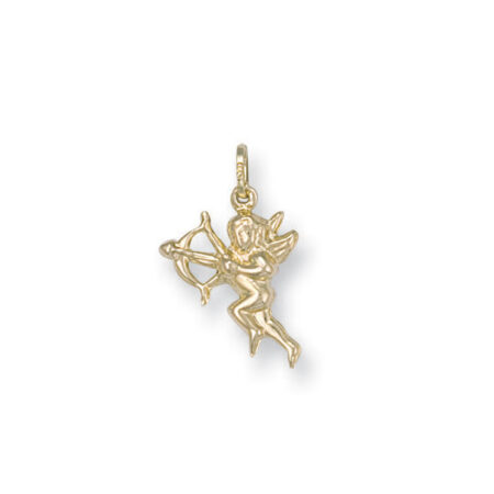 9ct gold cupid charm