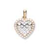9ct gold heart pendant