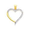 9ct gold heart pendant