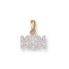 9ct gold mum pendant