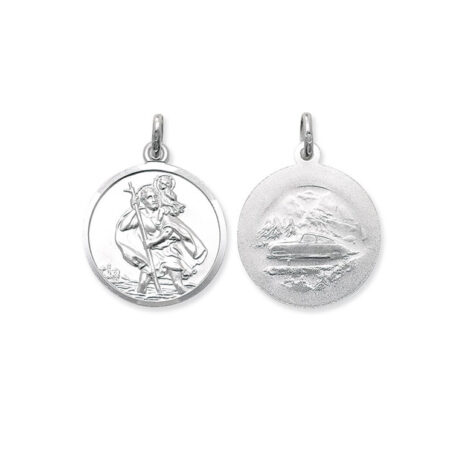 Sterling Silver St Christopher Pendant